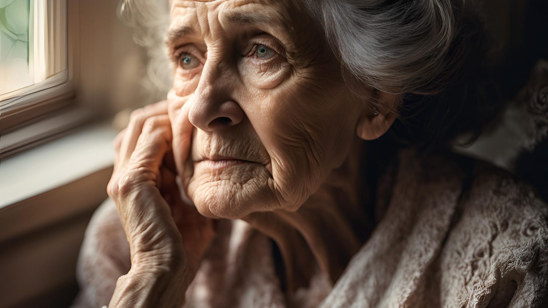 alte FRau krank, Demenz alte FRau krank, Demenz